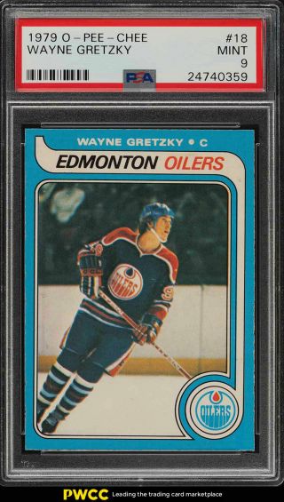 1979 O - Pee - Chee Hockey Wayne Gretzky Rookie Rc 18 Psa 9 (pwcc)
