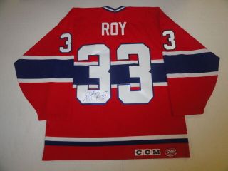 Patrick Roy Signed 1993 Stanley Cup Jersey Montreal Canadiens Hof Jsa
