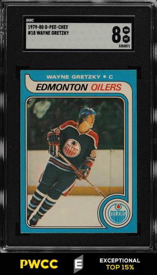 1979 O - Pee - Chee Hockey Wayne Gretzky Rookie Rc 18 Sgc 8 Nm - Mt (pwcc - E)