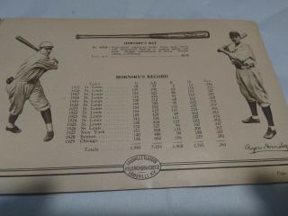 Famous Sluggers of 1929 yearbook complete Babe Ruth Lou Gehrig 5