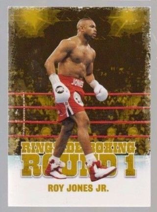 Roy Jones Jr.  2011 Ringside Boxing Round 1 44 Rare Gold Parallel Z612