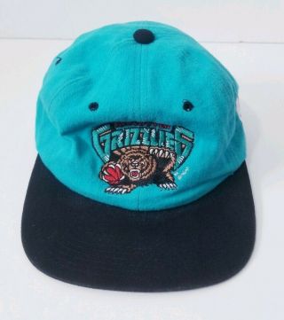 Vintage Vancouver Grizzlies Snapback Starter Hat 90s Cap Retro Adjustable
