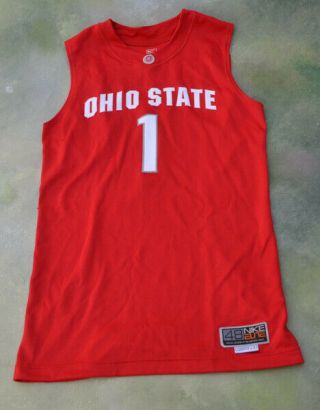 Nike Elite Series Ohio State Sleeveless Jersey 1 Size 48.