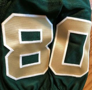 Notre Dame Football 2008 Adidas Team Issued/used Green Jersey 80 5