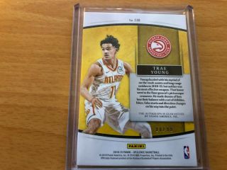 18 - 19 Opulence Basketball Trae Young rookie auto /99 Hawks 2