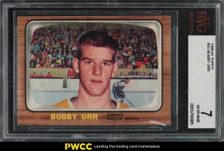 1966 Topps Hockey Bobby Orr Rookie Rc 35 Bvg 7 Nrmt (pwcc)