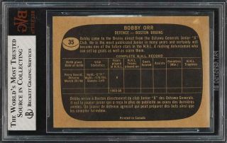 1966 Topps Hockey Bobby Orr ROOKIE RC 35 BVG 5 EX (PWCC) 2