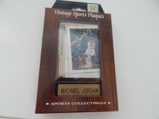Sports Collectable Vintage Michael Jordan Plaque Collector 