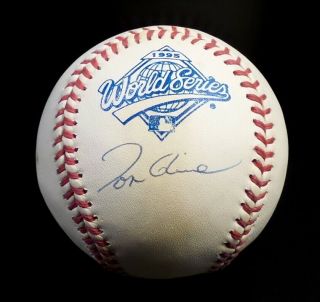 Tom Glavine Autographed Official 1995 World Series Rawlings Baseball