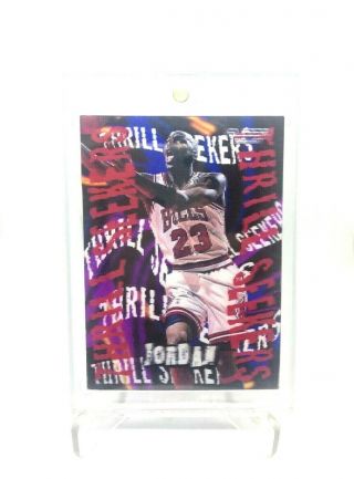 Michael Jordan 1996 - 97 Thrill Seekers Custom Card 40/45