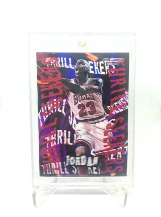 Michael Jordan 1996 - 97 Thrill Seekers Custom Card 35/45