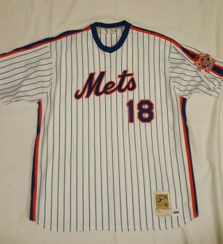 Darryl Strawberry Mets Authentic Mitchell & Ness Throwback Jersey 1986 3xl