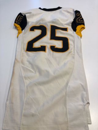 Game Worn Southern Mississippi Golden Eagles Football Jersey Small 25 3