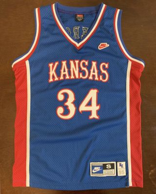 Nike Kansas Jayhawks 1995 Throwback Paul Pierce Basketball Jersey