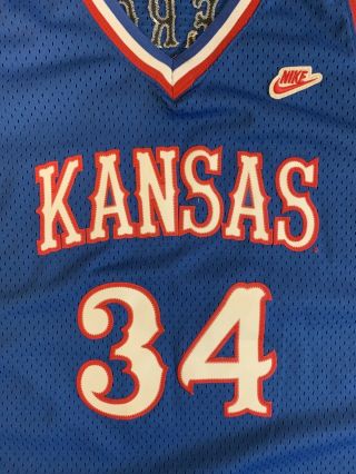 Nike Kansas Jayhawks 1995 Throwback Paul Pierce Basketball Jersey 3