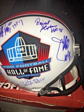 Pro Football Hall Of Fame Signed Full Size Helmet Joe Namath Psa Dna