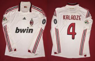 Milan Match Worn Shirt Maglia Player Kaladze Indossata Adidas Italy