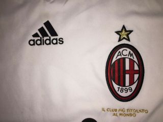 Milan Match Worn Shirt Maglia Player Kaladze Indossata Adidas Italy 3