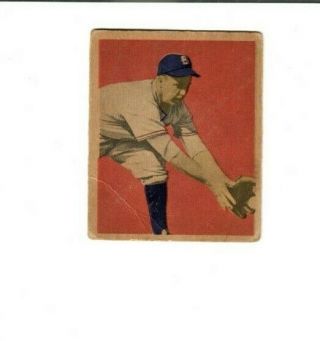 Harold Pee Wee Reese 1949 Bowman Baseball Card 36 Brooklyn Dodgers