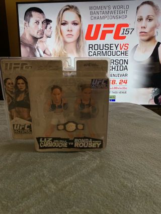 Strikeforce Limited Edition Rousey Vs Carmouche Action Figure.  0001 Out Of 1,  000