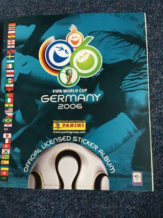 Panini Fifa World Cup Germany 2006 Empty Sticker Book