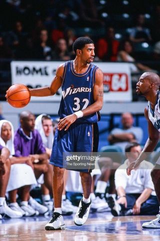 Washington Wizards 1999 - 00 Richard Rip Hamilton Game Worn Jersey Rookie LOA 10