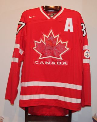 Nike Sidney Crosby 2010 Olympics Team Canada Road Red Hockey Jersey Size Large