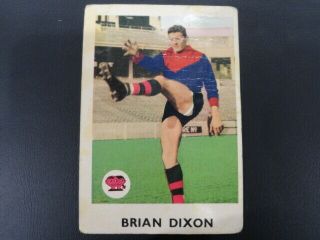 1965 Scanlens Card No.  9 Brian Dixon