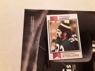 1973 Topps Franco Harris Pittsburgh Steelers 89 Football Card