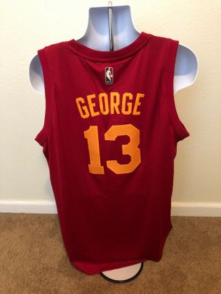 Paul George Indiana Pacers 13 NBA Adidas HWC Nights Size XL Hickory Jersey 2