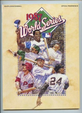 1987 Mlb Baseball World Series Official Program Minnesota Twins Cardinals