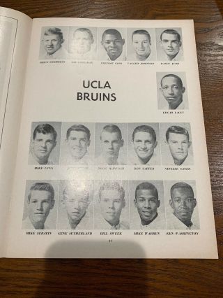 1965 - 66 Ucla Vs Ohio St.  Basketball Program,  Lew Alcindors First Game 6