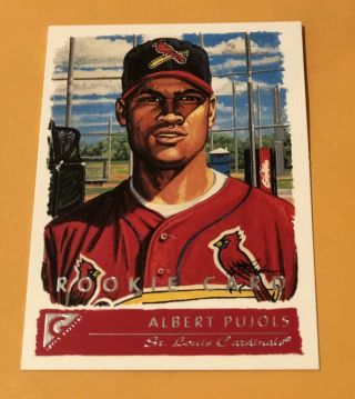 2001 Topps Gallery Albert Pujols St.  Louis Cardinals 135 Base