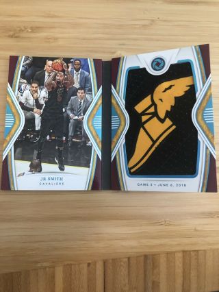 2018 - 19 Opulence Nba Finals Booklet True 1/1 Jr Smith Cavaliers Logo