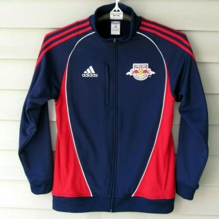 York Red Bull Mls Soccer Adidas Zip Track Jacket Men 