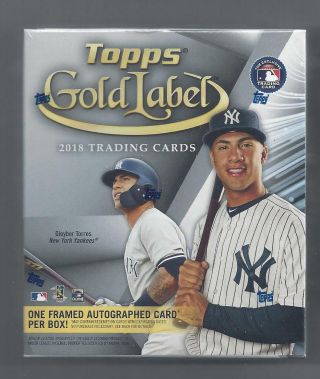 Topps Gold Label Factory 2018 Baseball Hobby Box