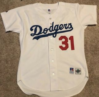 Los Angeles Dodgers Mike Piazza Dodgers Authentic Jersey Size 44 Lg