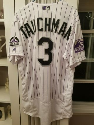 Yankees/rockies Game Used/issued Jersey.  Mike Tauchman Game Jersey 3
