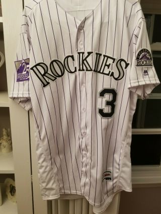 Yankees/Rockies Game Used/issued Jersey.  Mike Tauchman Game Jersey 3 7