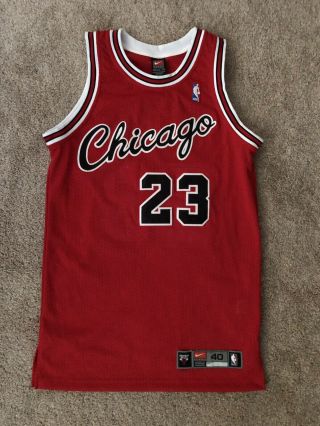 8403 Michael Jordan Chicago Bulls Nike Authentic Jersey 40