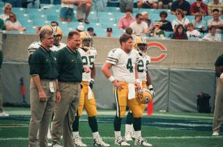 Wb86 - 24 1997 Nfl Chicago Bears Green Bay Packers Favre (110) Orig 35mm Negatives