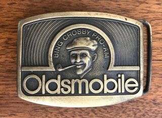 Belt Buckle - Oldsmobile - 36th Annual Bing Crosby Pro - Am - Indiana Metal Craft