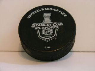 ST LOUIS BLUES 2019 WESTERN CONFERENCE FINALS GAME 6 OFFICIAL WARM - UP PUCK 2