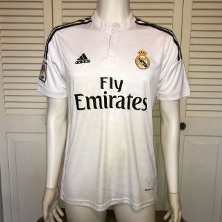 Adidas Real Madrid 2014/15 Home Kit Soccer Jersey Medium Authentic Football