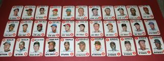 1968 Topps Game Complete Set (33) W/mickey Mantle,  Hank Aaron,  Willie Mays,  Vg.  A