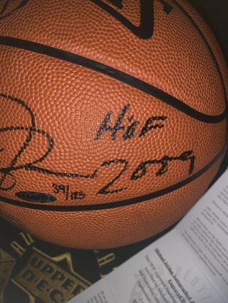 Michael Jordan Hand Signed Autographed Basketball HOF 2019 UDA Upper Deck 3