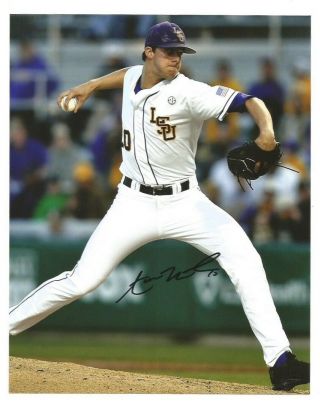 Aaron Nola Signed/autographed Lsu Tigers Baseball 8x10 Photo Phillies W/coa