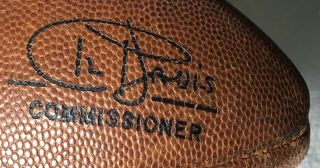 AFL Football 1966 Spalding J5 - V Al Davis Commissioner Oakland Raiders game 8