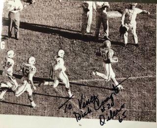 AFL Football 1966 Spalding J5 - V Al Davis Commissioner Oakland Raiders game 9