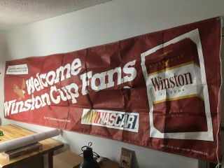 Vintage Nascar Winston Cup Series Banner